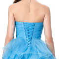 Grace Karin Strapless Long Blue Prom Vestidos de Baile Vestidos de Quinceañera CL3411-3